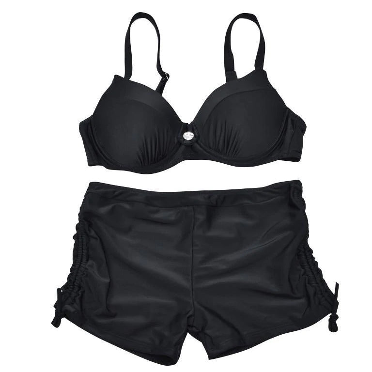 2-Piece Set: Women's Swimwear Bikini Women's Swimwear & Lingerie Black S - DailySale