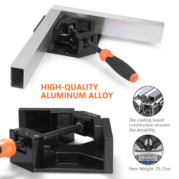 2-Piece: Single Handle 90° Right Angle Clamp Home Improvement - DailySale