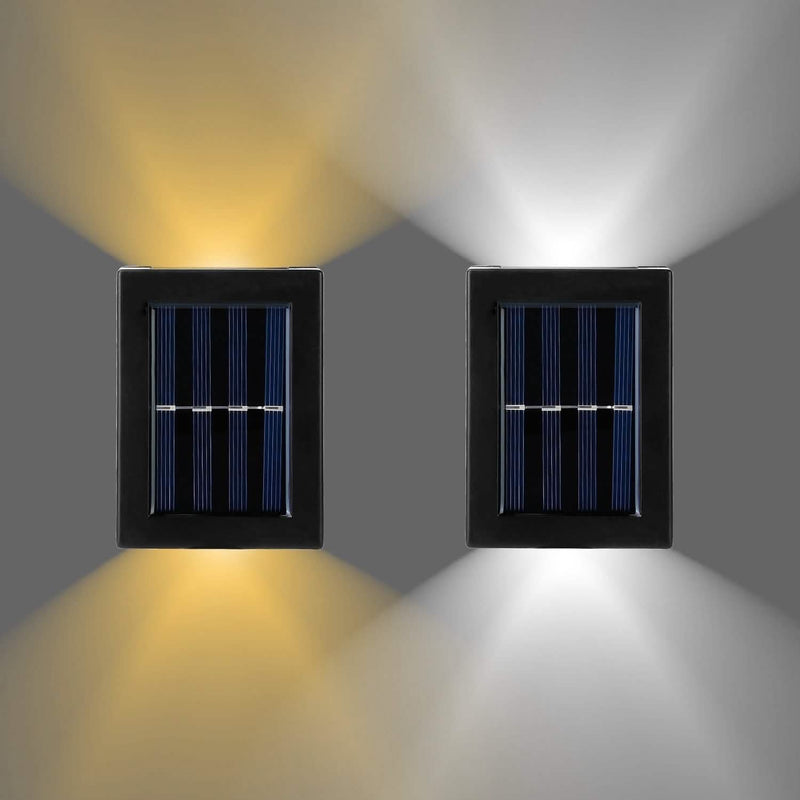 2-Piece: Solar Deck Outdoor Lights Outdoor Lighting - DailySale