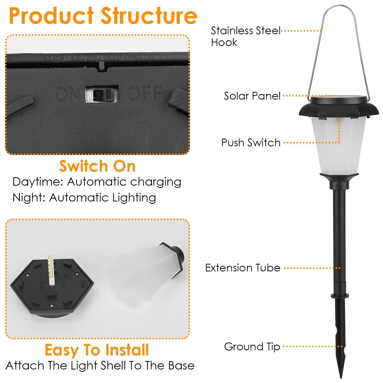 2-Piece: Solar Flame Torch Light Outdoor Lighting - DailySale