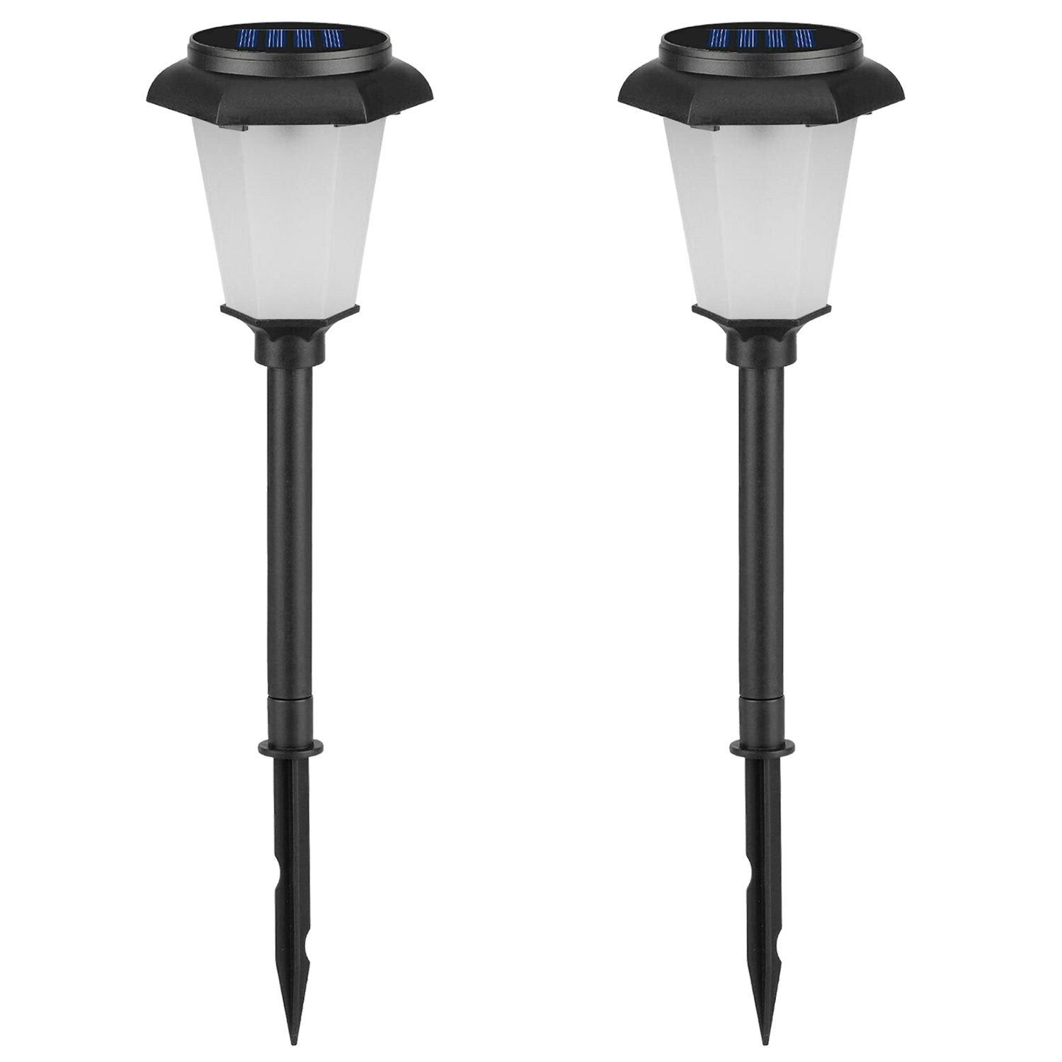 2-Piece: Solar Flame Torch Light Outdoor Lighting - DailySale