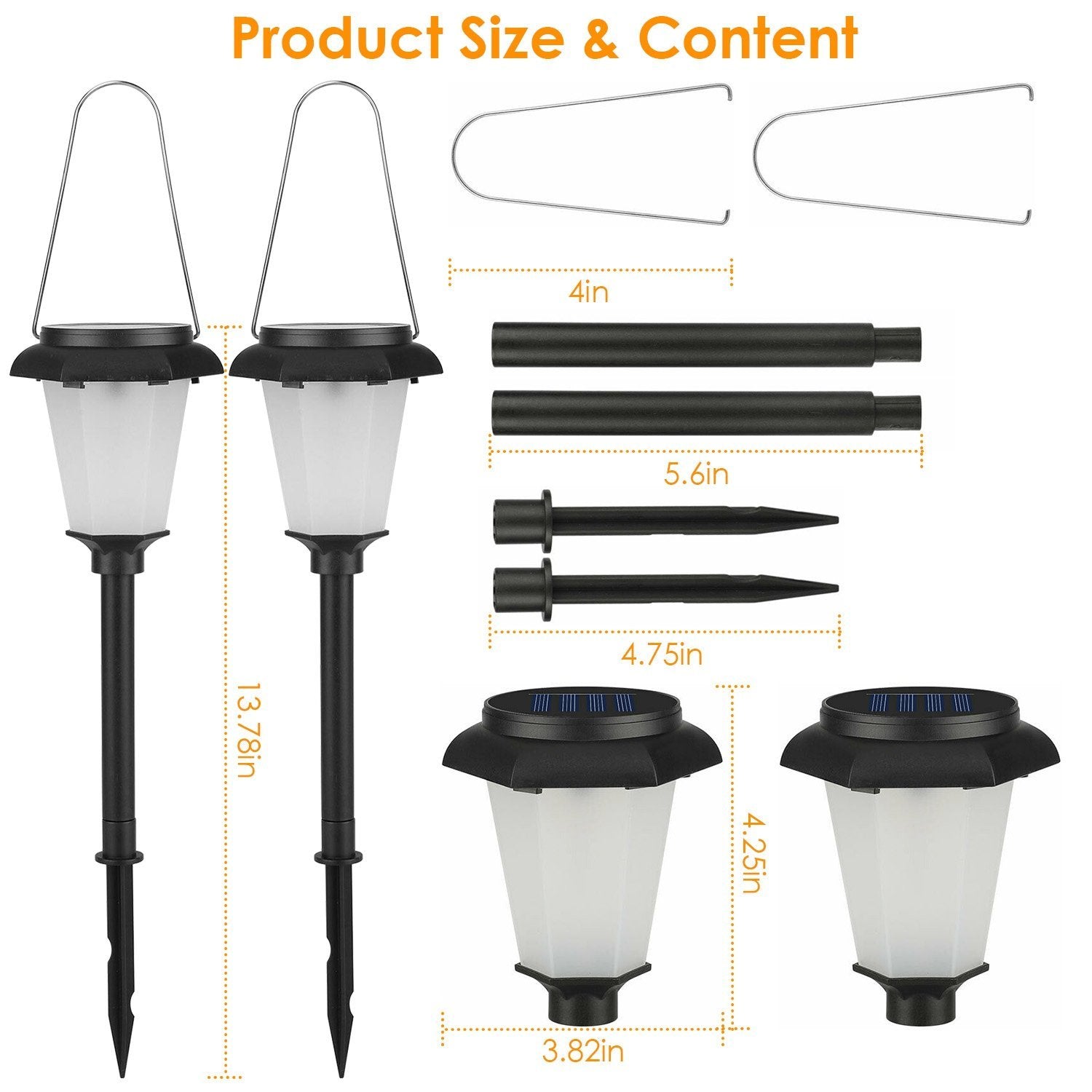 2-Piece: Solar Flame Torch Light Outdoor Lighting - DailySale