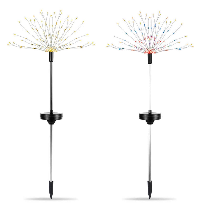 2-Piece: Solar Powered Starburst Garden Lights Garden & Patio - DailySale