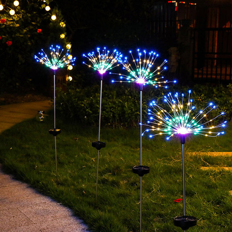 2-Piece: Solar Powered Starburst Garden Lights