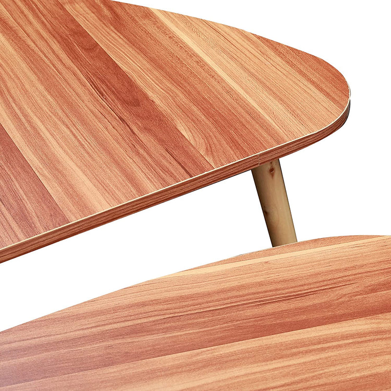 2-Piece: Teardrop Nesting Coffee Tables Furniture & Decor - DailySale