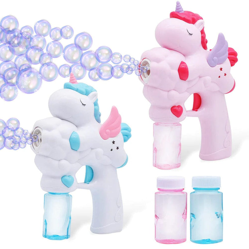 2-Piece: Unicorn Bubble Gun Toys & Games - DailySale