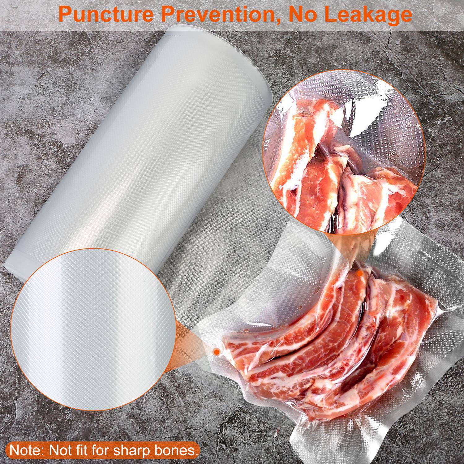 2-Piece: Vacuum Sealer Bag Rolls Kitchen & Dining - DailySale