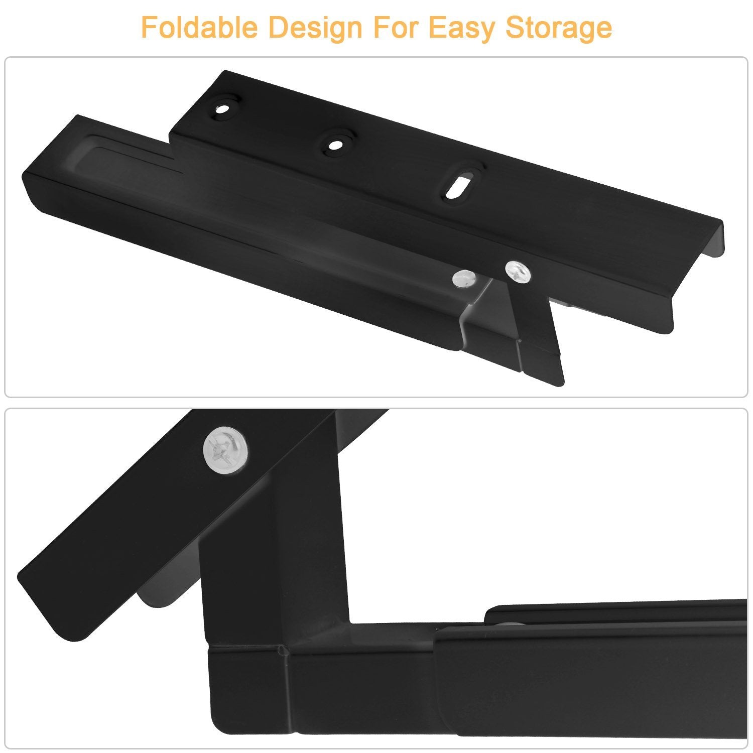 2-Pieces: Adjustable Wall Mount Microwave Brackets Kitchen & Dining - DailySale