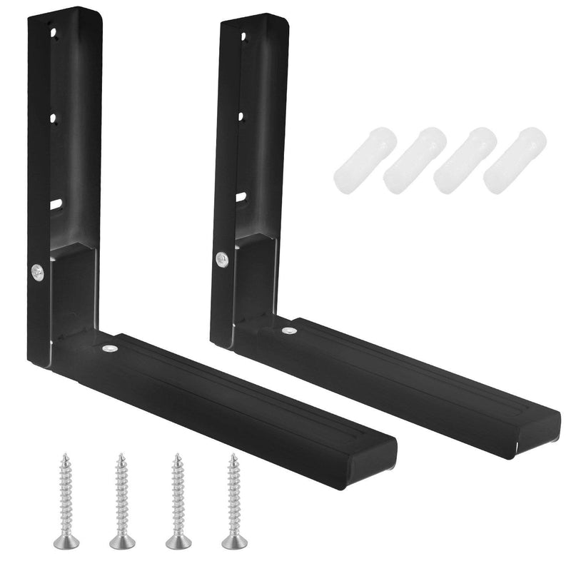 2-Pieces: Adjustable Wall Mount Microwave Brackets