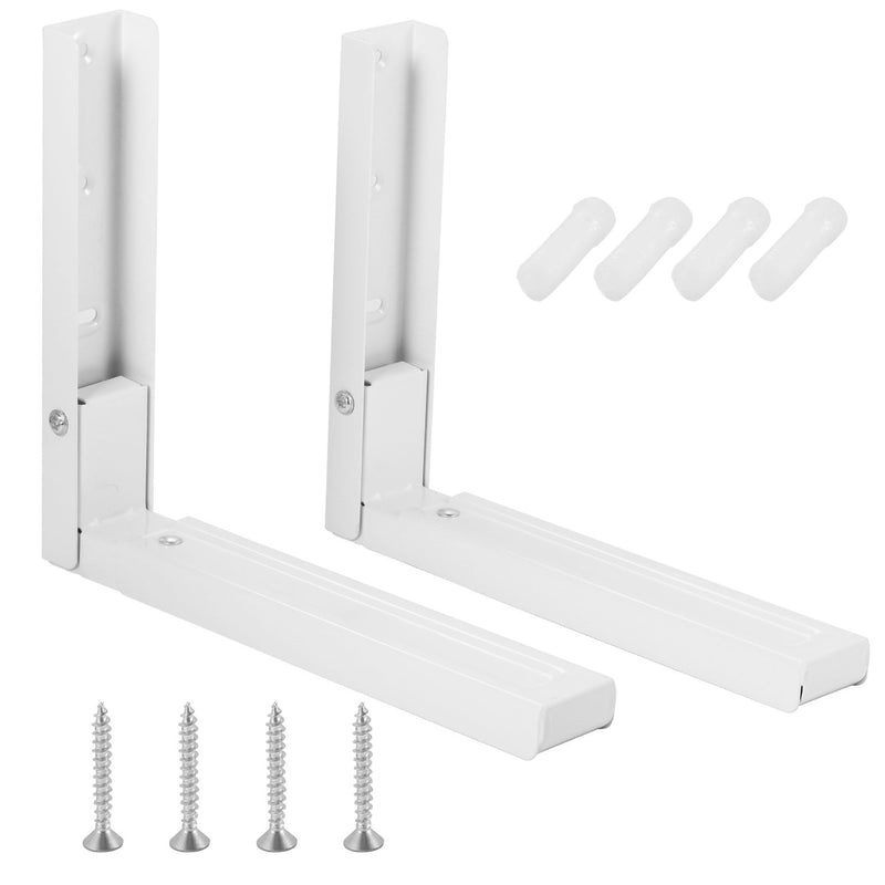 2-Pieces: Adjustable Wall Mount Microwave Brackets