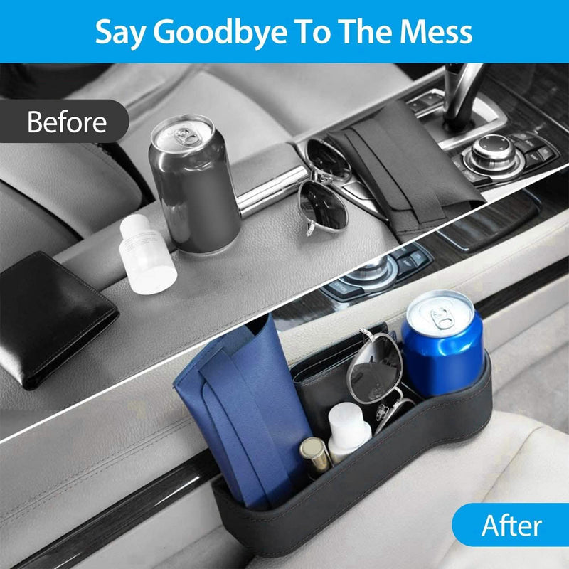 2-Pieces: Car Console Side Organizer Automotive - DailySale