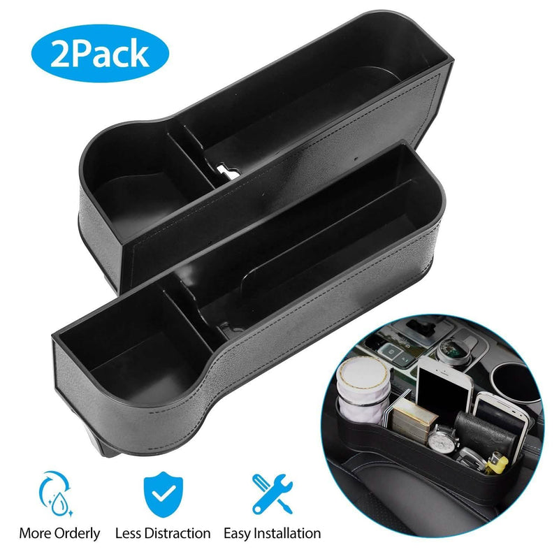 2-Pieces: Car Console Side Organizer Automotive - DailySale
