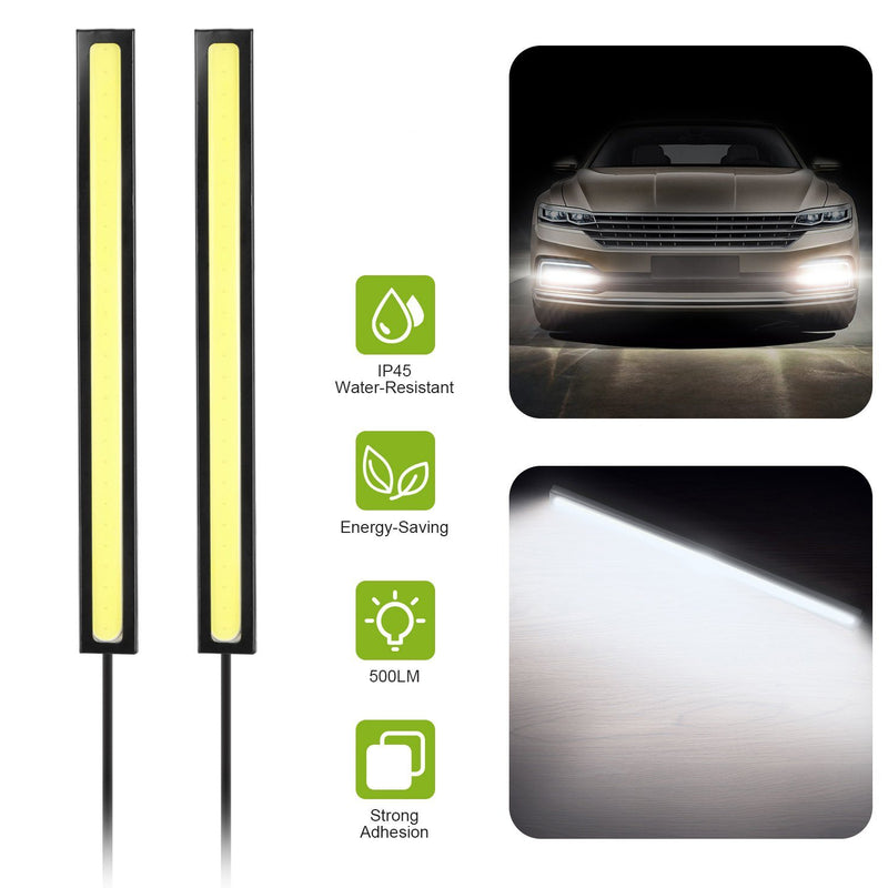 2-Pieces: Car LED Daytime Running Lights Automotive - DailySale
