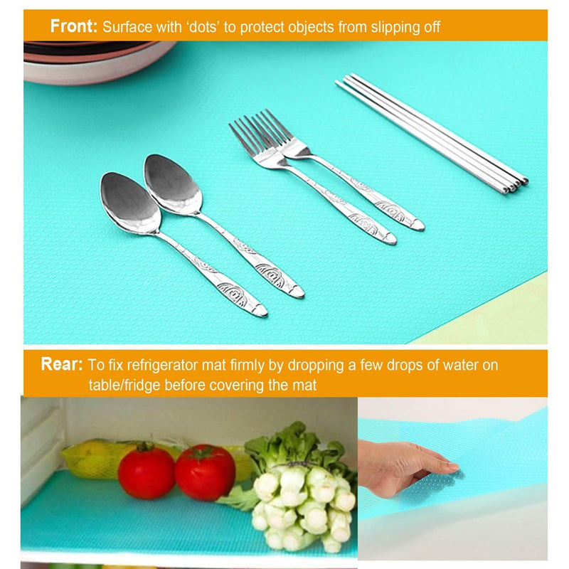 2-Pieces: Easy Clean Fridge Pads Kitchen & Dining - DailySale