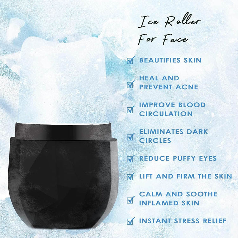 2-Pieces: Face and Eye Ice Roller Ice Cube Mold Beauty & Personal Care - DailySale