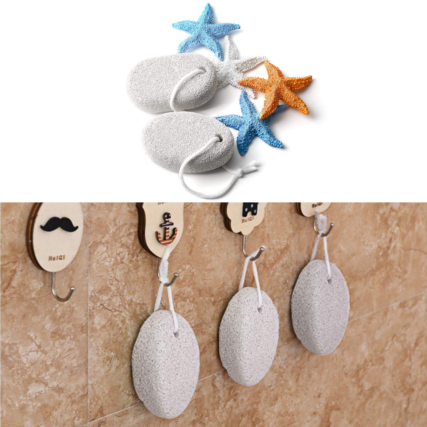 2-Pieces: Natural Pumice Stone Bath - DailySale