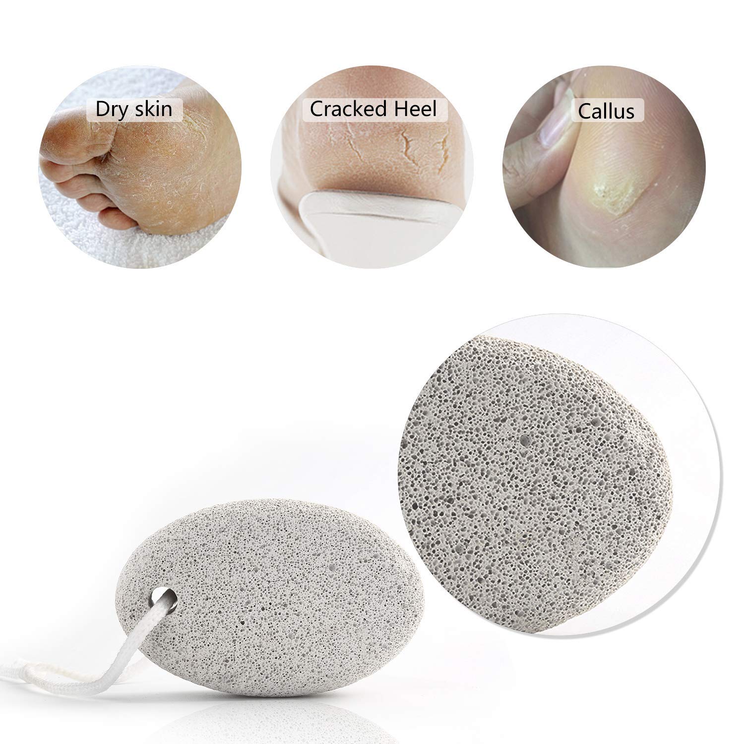 2-Pieces: Natural Pumice Stone Bath - DailySale