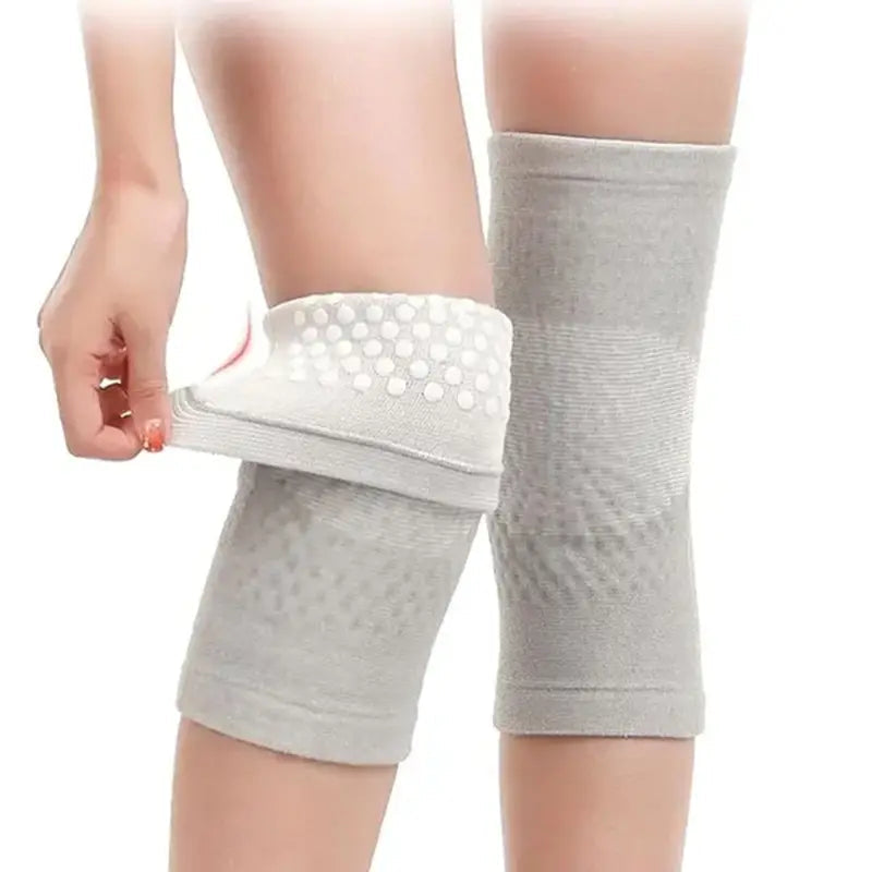 2-Pieces: Self Heating Support Knee Pads Elbow Brace Warm Wellness - DailySale