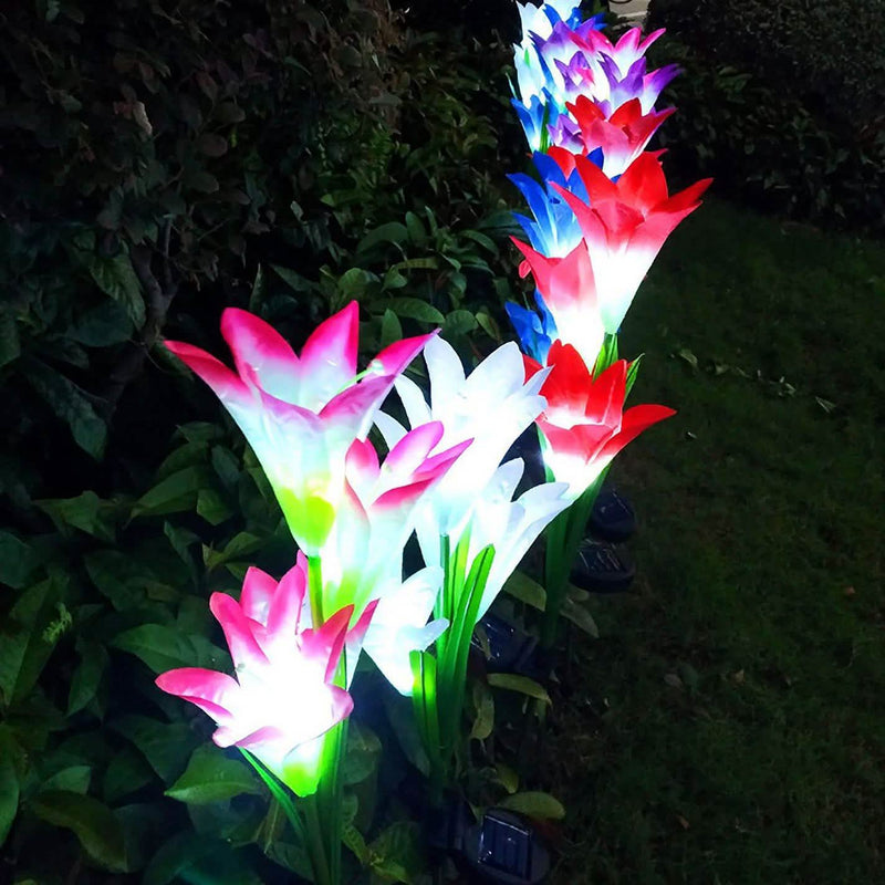 2-Pieces: Solar Garden Lights Outdoor Garden & Patio - DailySale