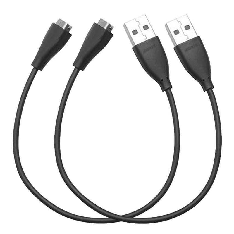 2-Pieces: USB Replacement Charging Cord Cable for Fitbit Charge HR Wristband Wireless Activity Tracker Mobile Accessories - DailySale