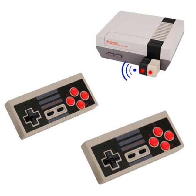 2-Pieces: Wireless Game Controller Remote Control For NES Classic Edition Nintendo Console Video Games & Consoles - DailySale