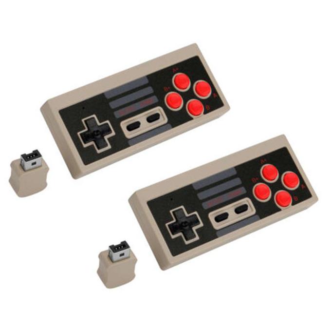 2-Pieces: Wireless Game Controller Remote Control For NES Classic Edition Nintendo Console Video Games & Consoles - DailySale