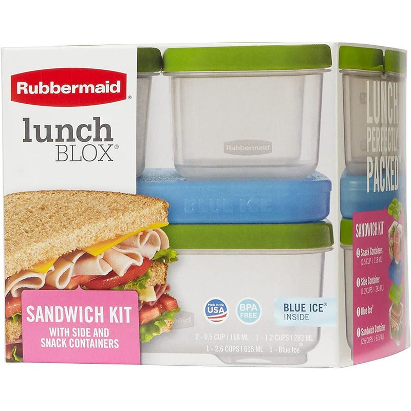 2-Sets: Rubbermaid Lunch Box Sandwich Kit Kitchen & Dining - DailySale