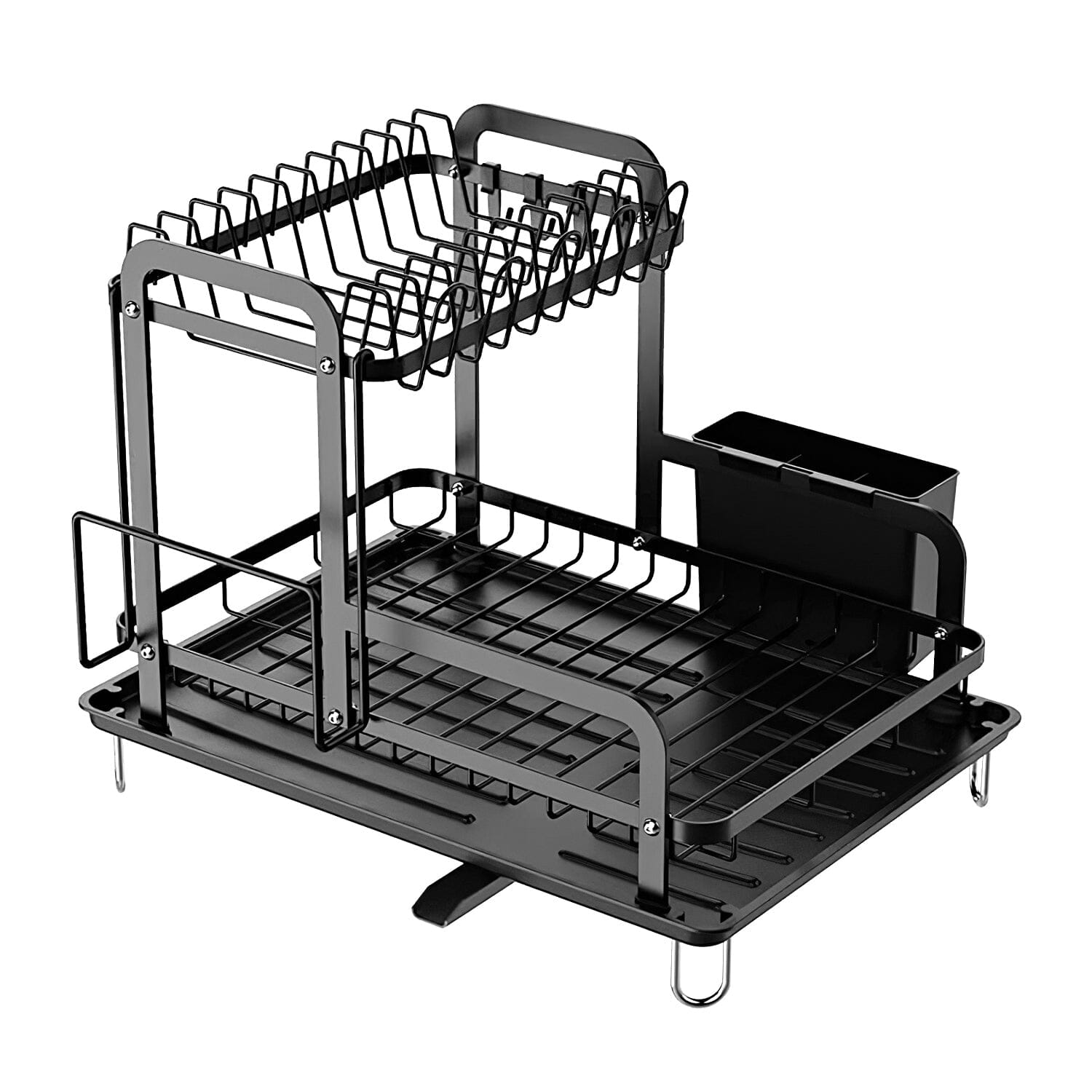 2-Tier Dish Drying Rack Kitchen Storage - DailySale