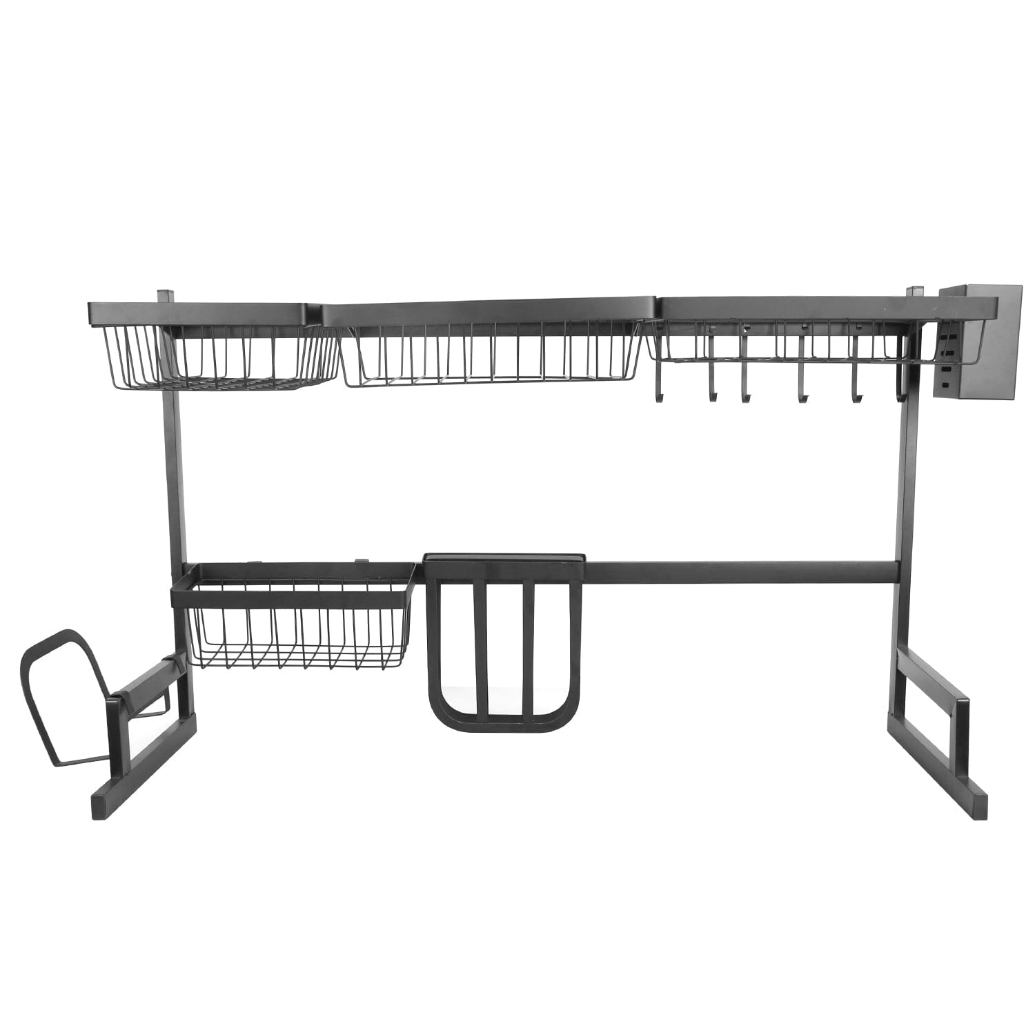 2-Tier Over the Sink Dish Drying Rack Kitchen Storage - DailySale