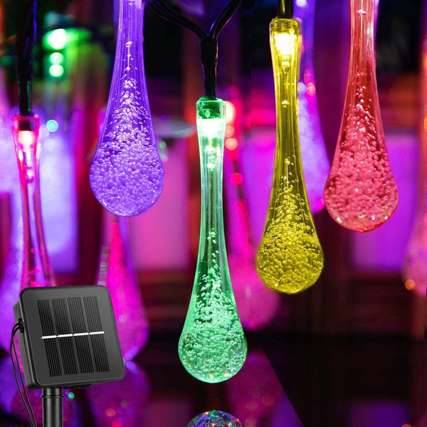 20 Ft. LED Multi-Color Waterdrop Lighting Outdoor Lighting - DailySale