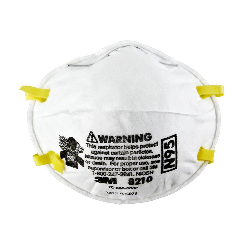 20-Pack: 3M N95 Mask 8210 Face Masks & PPE - DailySale