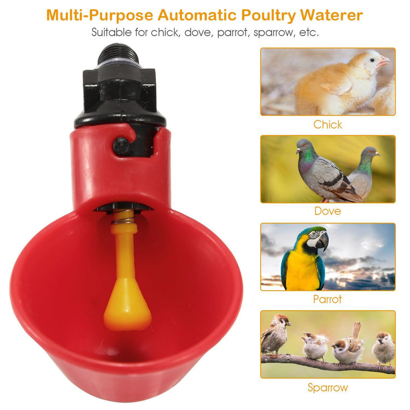 20-Pack: Chicken Waterer Automatic Drinker Pet Supplies - DailySale