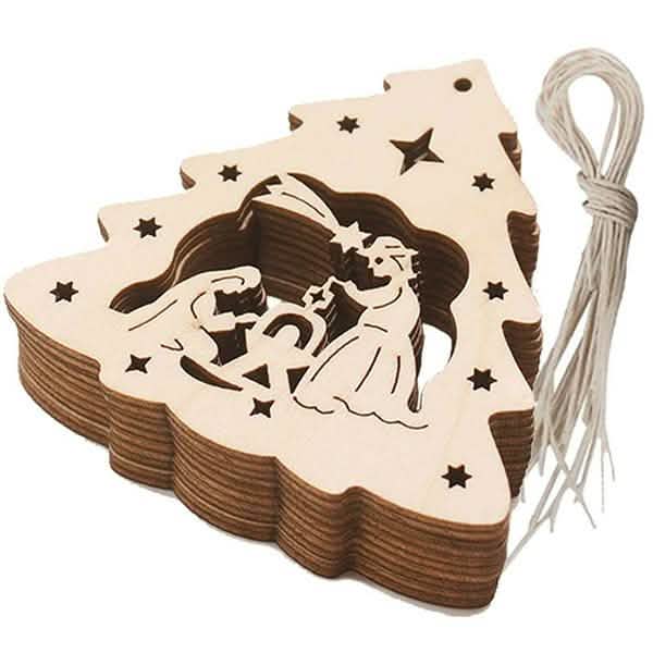 20-Pack: Christmas Day Decoration Pendant Holiday Decor & Apparel Tree - DailySale