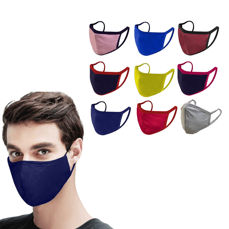 20-Pack: Non-Medical 2-Ply Anti-Bacterial Breathable Fabric Assorted Masks Face Masks & PPE - DailySale