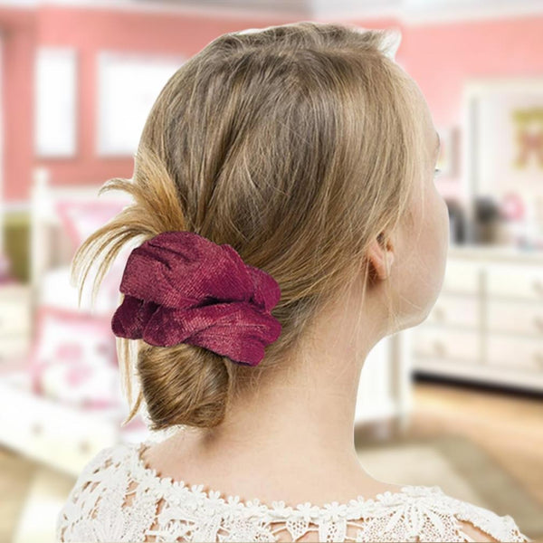 20-Pack: Premium Velvet Elastic Hair Scrunchies Women's Apparel - DailySale
