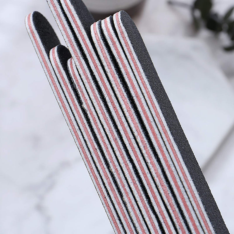 20-Pack: Professional Double Sided 100/180 Grit Nail Files Beauty & Personal Care - DailySale