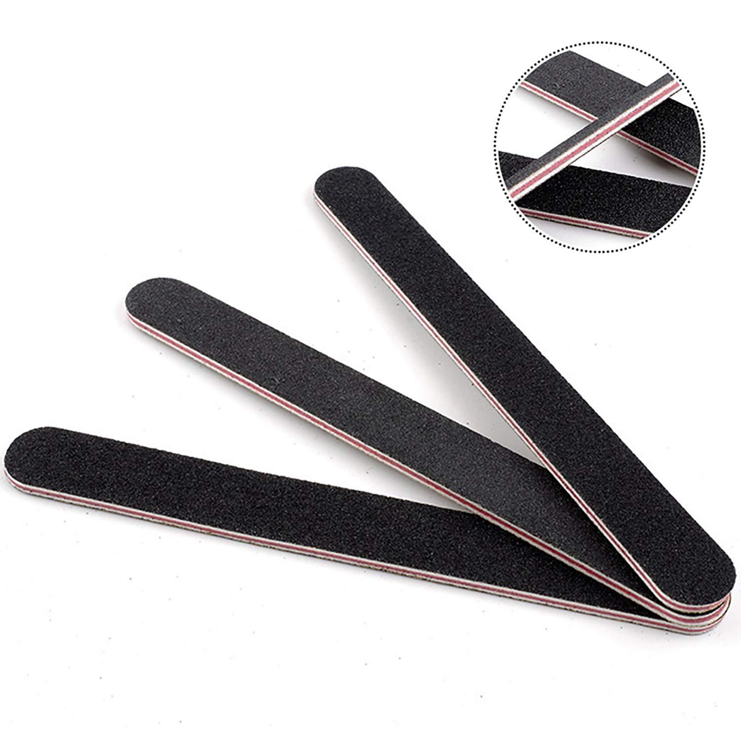 20-Pack: Professional Double Sided 100/180 Grit Nail Files Beauty & Personal Care - DailySale