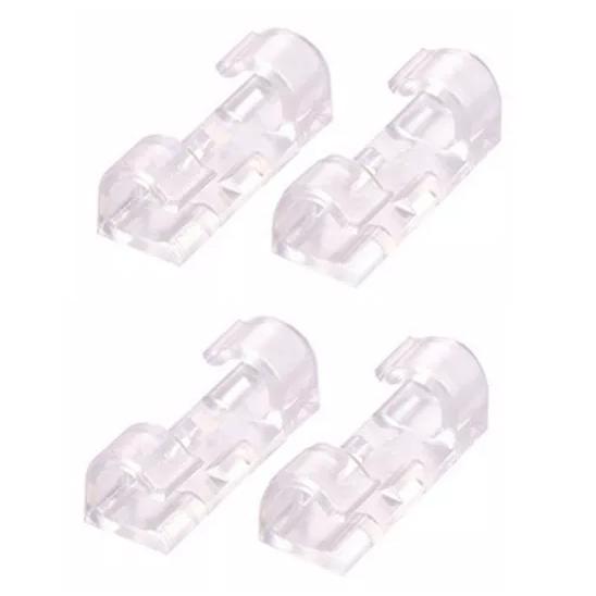 20-Pack: Self-adhesive Wire Organizer Line Cable Clip Everything Else Clear - DailySale