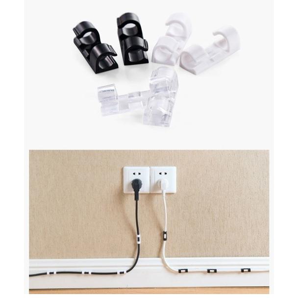 20-Pack: Self-adhesive Wire Organizer Line Cable Clip Everything Else - DailySale