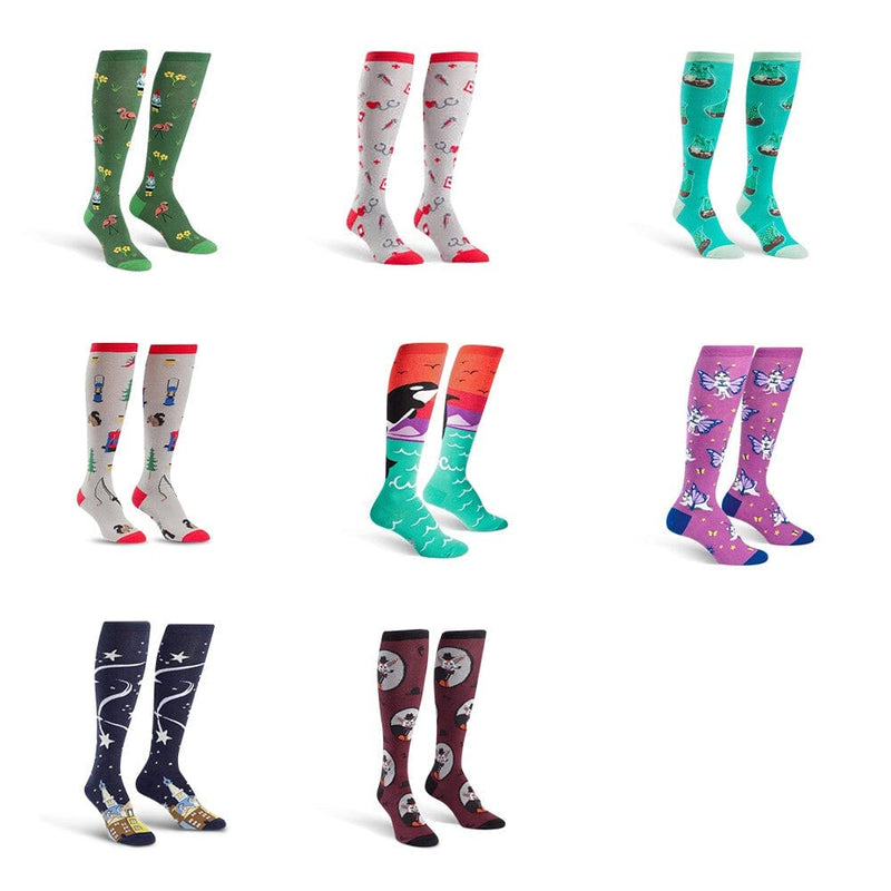 Fun Colorful Socks Patterned Funky Happy Crew Sock Combed Cotton Stockings  Packs : : Clothing, Shoes & Accessories