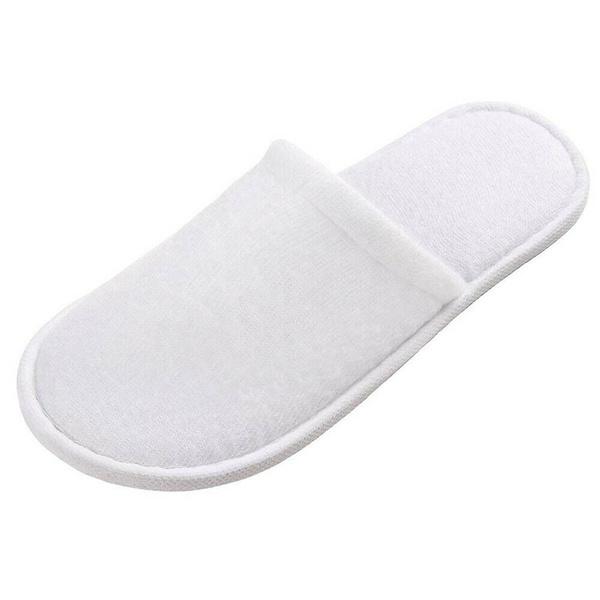 20-Pairs: Spa Hotel Guest Soft Slippers Closed Toe Disposable Travel Slipper Bags & Travel - DailySale