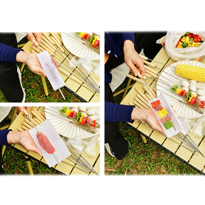 20-Piece: Barbecue Skewer Grilling Kabob Kitchen & Dining - DailySale