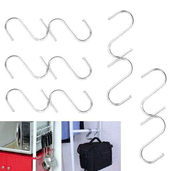 20-Piece: Household Holder Kitchen Stainless Steel S Shaped Hooks Kitchen & Dining - DailySale