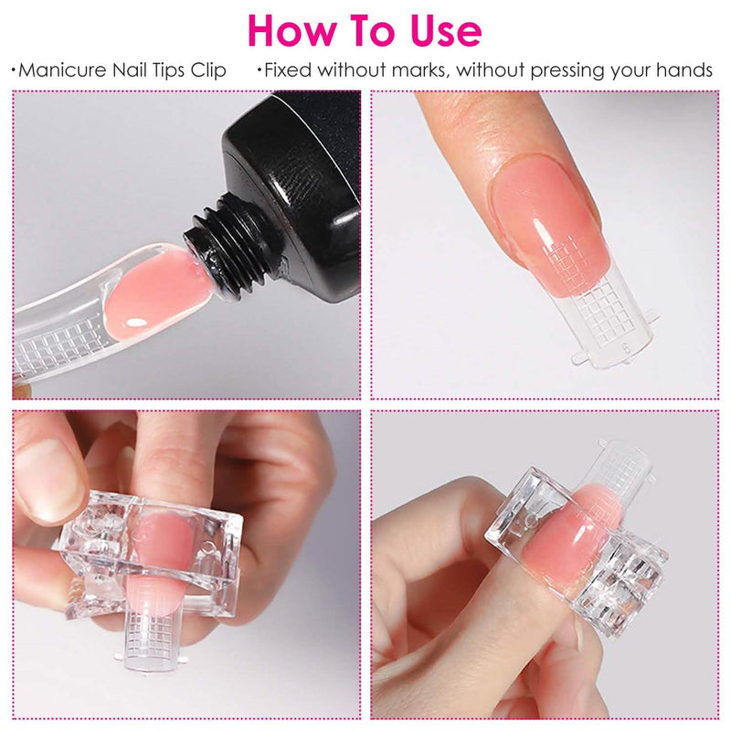 20-Piece: Nail Tip Clips Beauty & Personal Care - DailySale