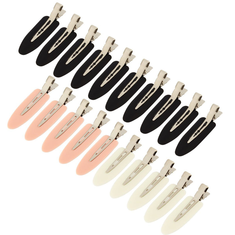 20-Piece: No Bend Hair Clips for Makeup Application
