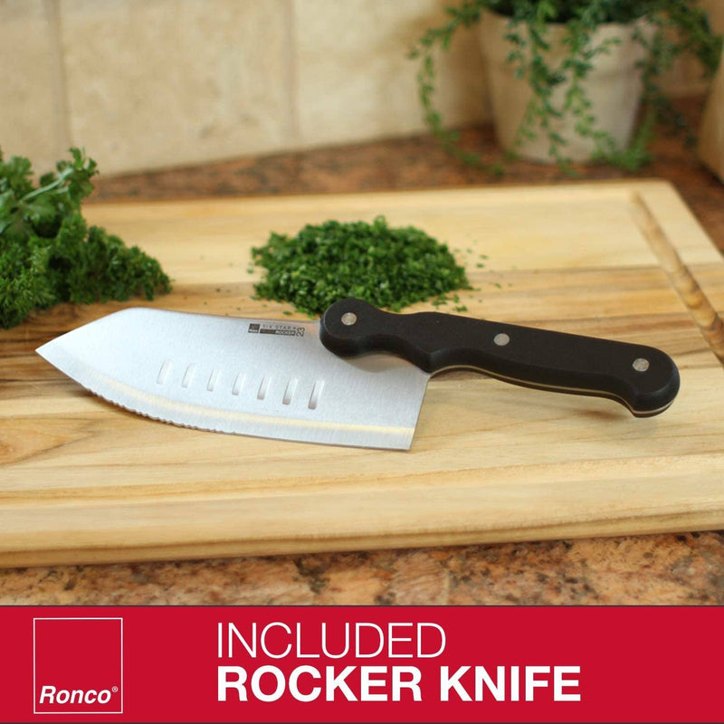 20-Piece: Professional Kitchen Knife Set with Knife Block Kitchen Essentials - DailySale