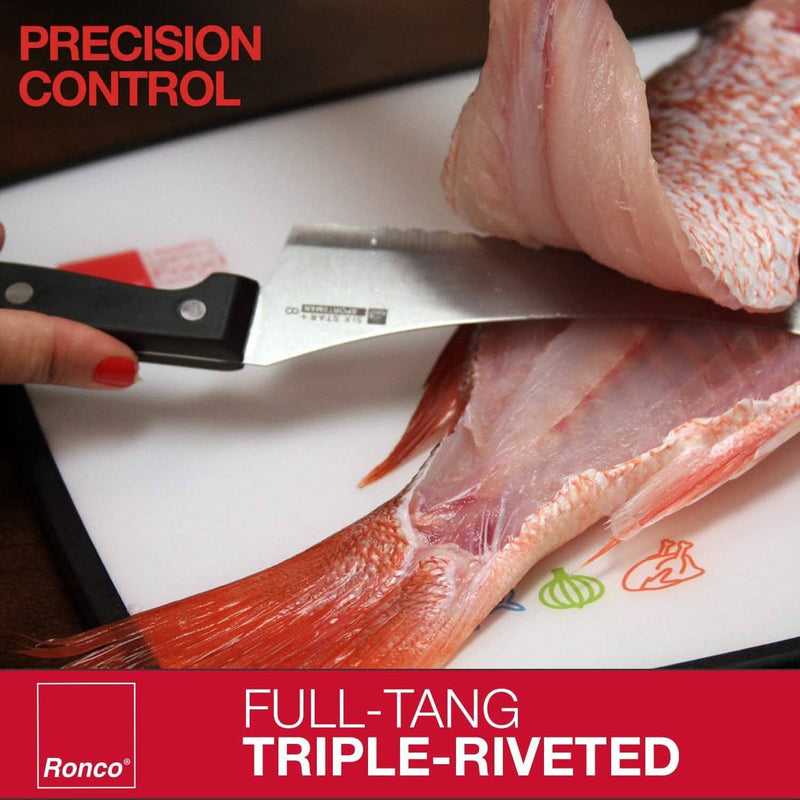 20-Piece: Professional Kitchen Knife Set with Knife Block Kitchen Essentials - DailySale