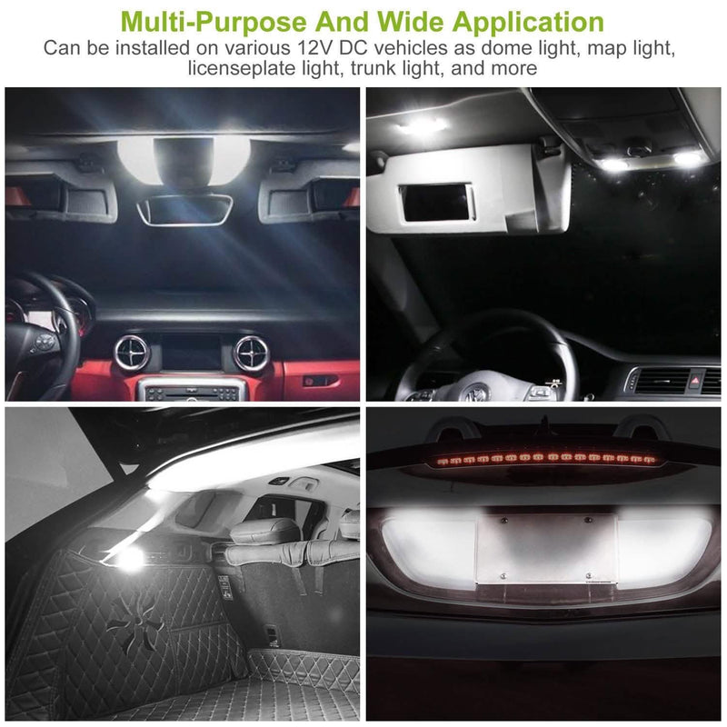 20-Piece: T10 SMD5050 LED Light Bulbs Automotive - DailySale