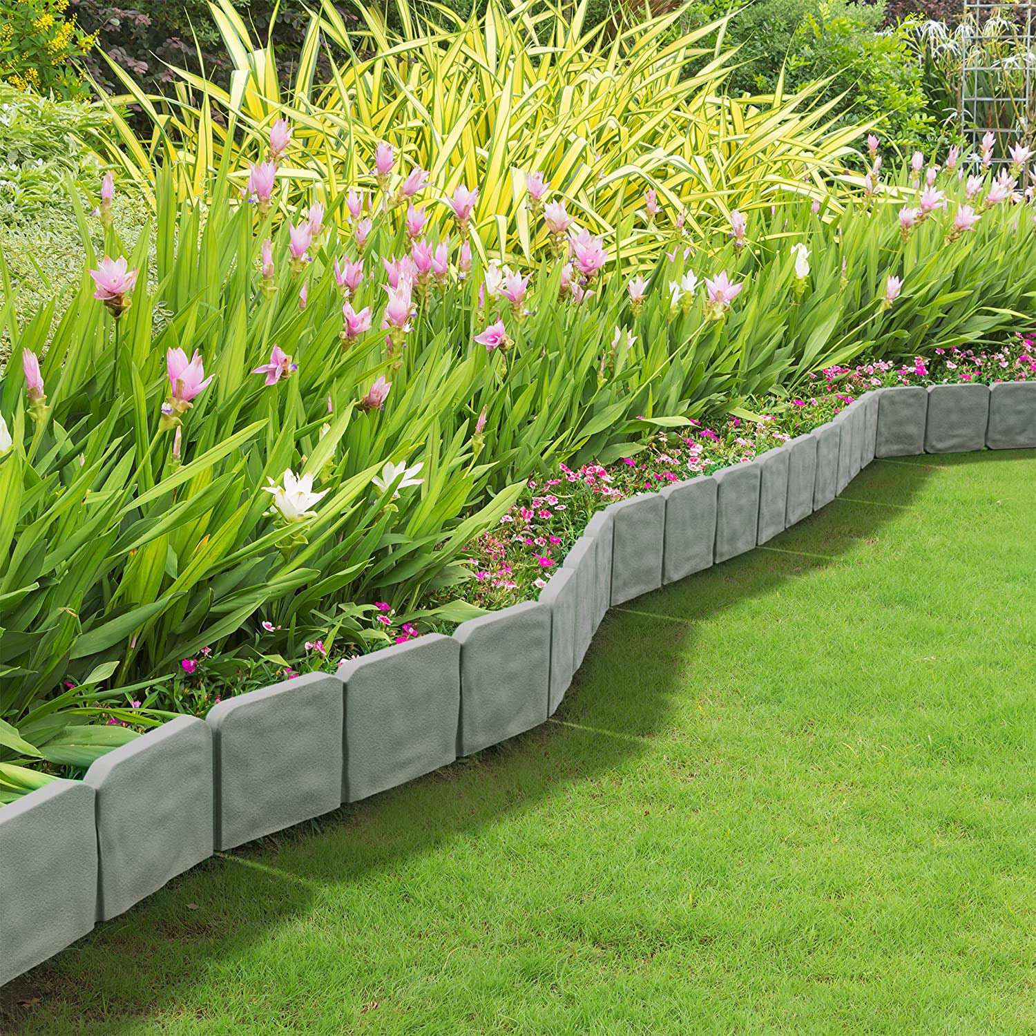 20-Pieces: Plastic Cobbled Stone Effect Garden & Patio - DailySale