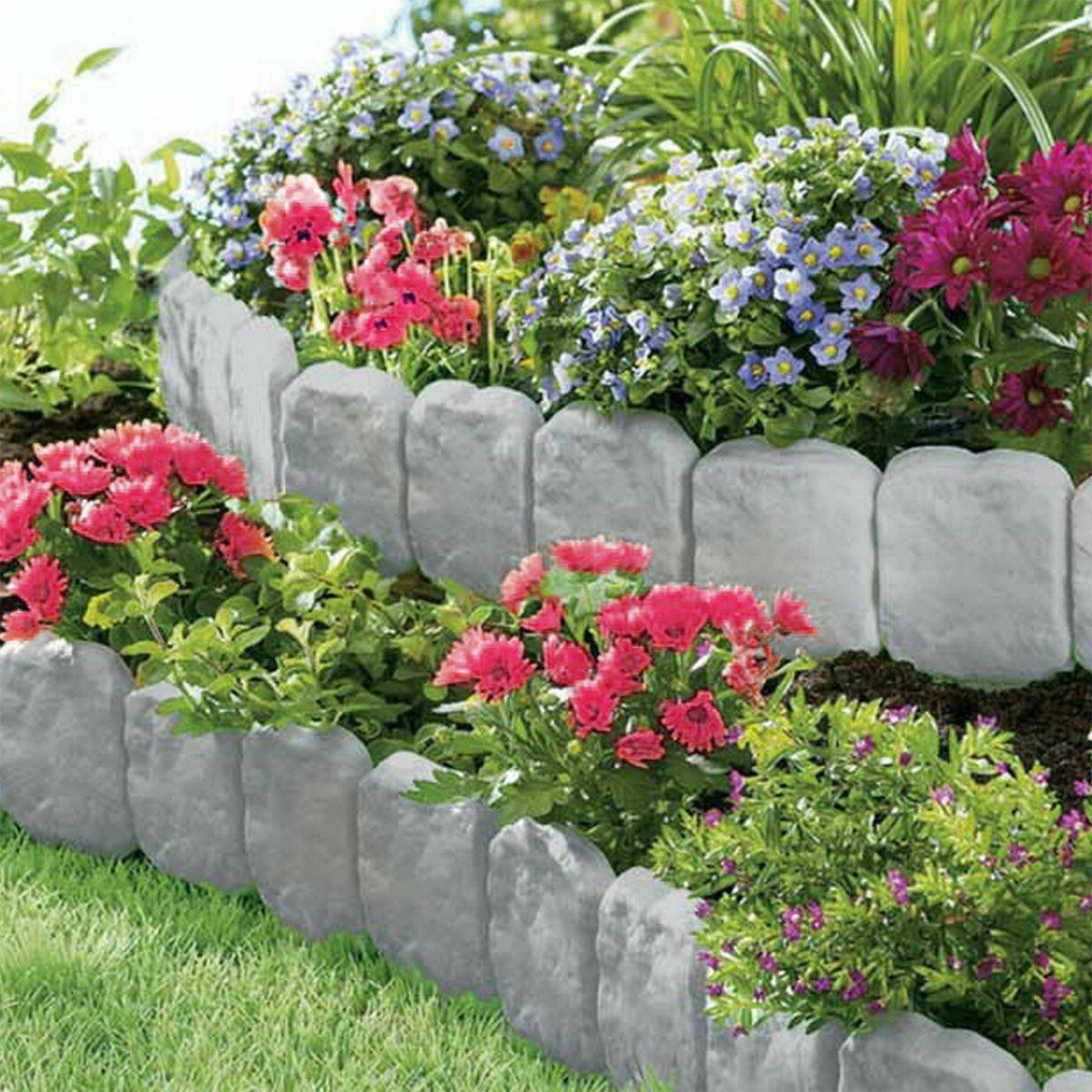 20-Pieces: Plastic Cobbled Stone Effect Garden & Patio - DailySale